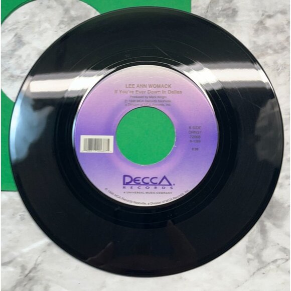 Lee Ann Womack 45 Country A Little Past Little Rock / You're Ever Down in Dallas - Picture 6 of 6